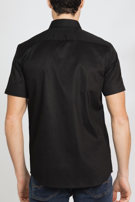 KOŠULJA K.R. M K CRNA A22POMKO132