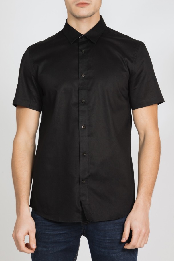 KOŠULJA K.R. M K CRNA A22POMKO132