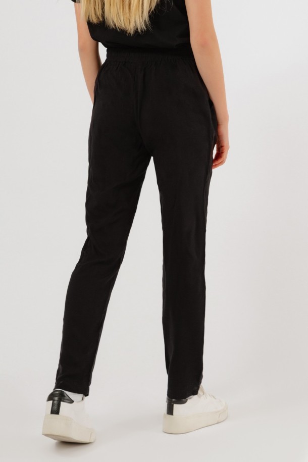 HLAČE Ž K CRNA A22POZH306-C