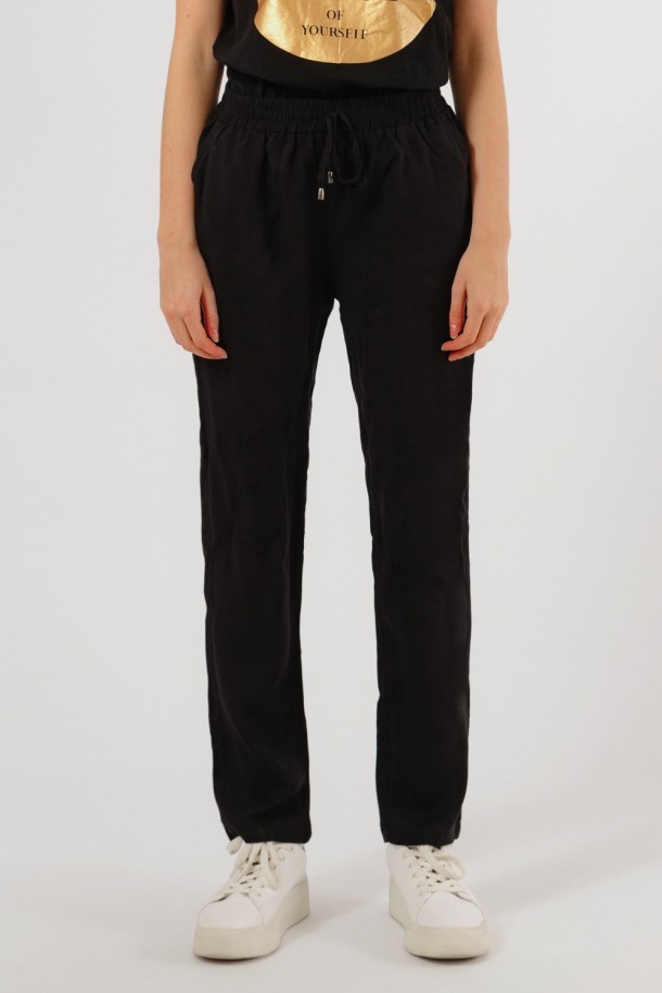 HLAČE Ž K CRNA A22POZH306-C