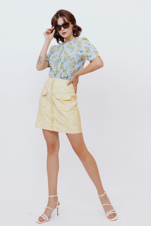 SUKNJA Ž.F. A223681 ŽUTA