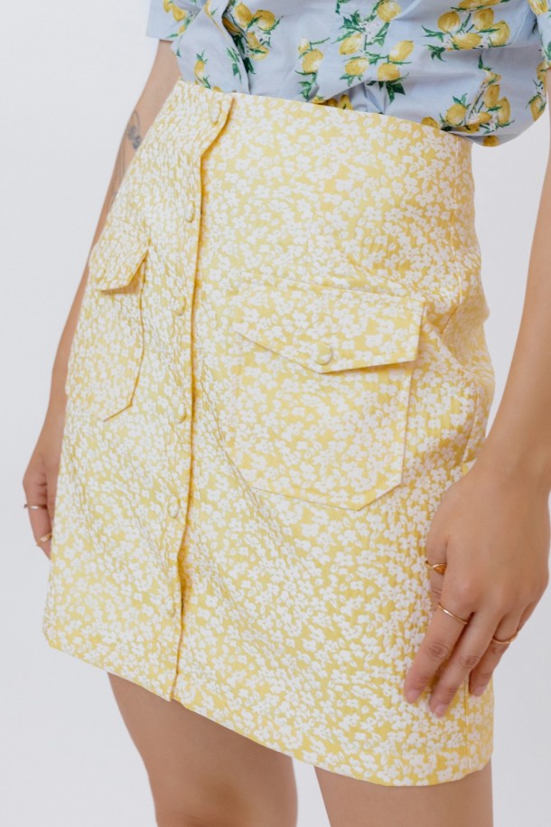 SUKNJA Ž.F. A223681 ŽUTA