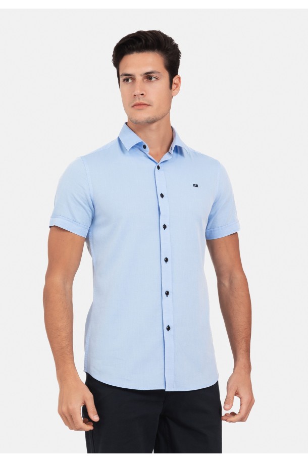 KOŠULJA M K A23POMKO111-KR PLAVA