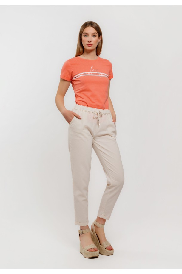 HLAČE Ž K A23LZH140 BEŽ