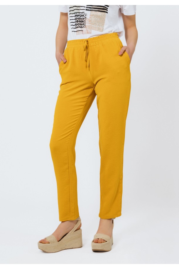 HLAČE Ž K A23POZH202 SENF