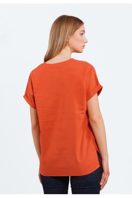 KOŠULJA Ž K A23LZKO100 NARANCASTA