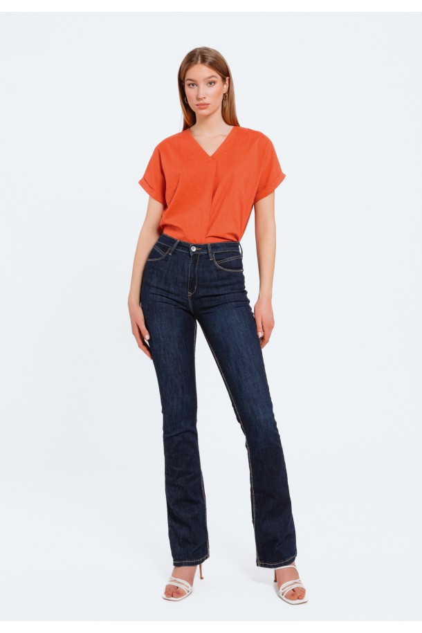 KOŠULJA Ž K A23LZKO100 NARANCASTA