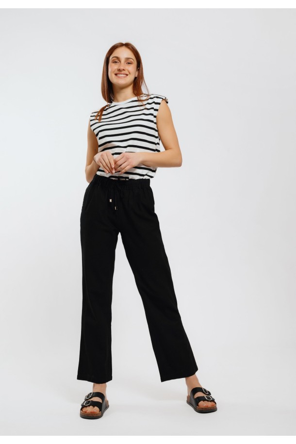 HLAČE Ž K A23LZH1400 CRNA