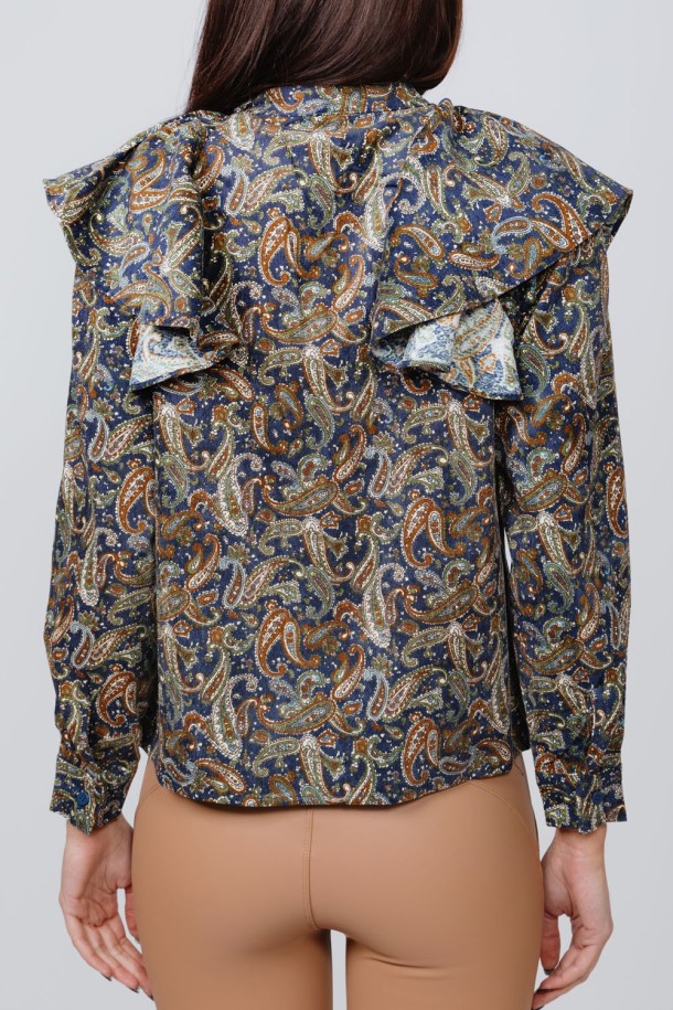 KOŠULJA Ž.F. B2231267 PLAVA PATTERN