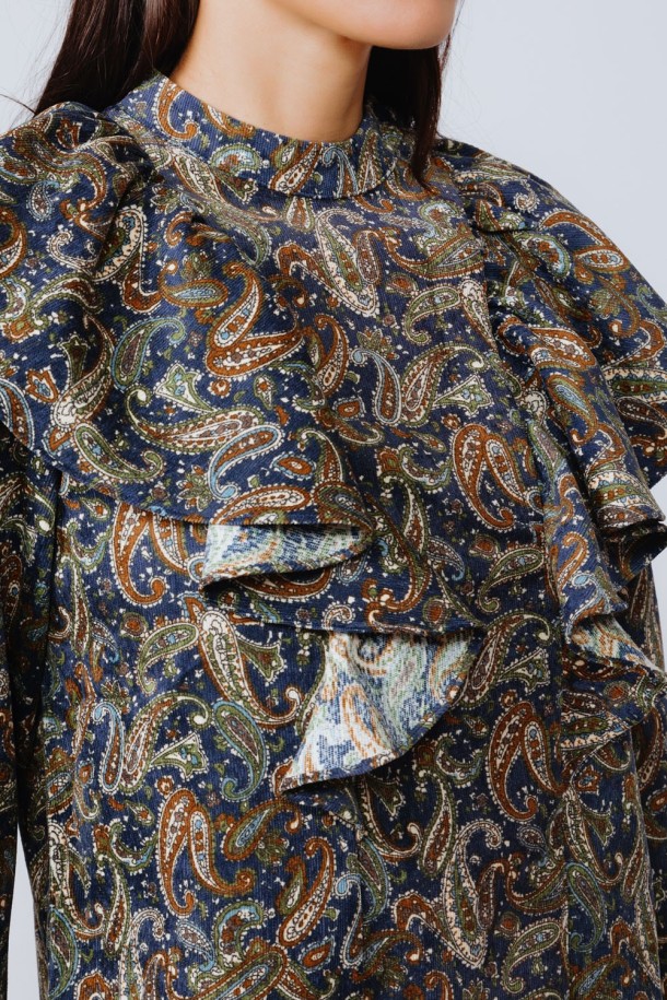 KOŠULJA Ž.F. B2231267 PLAVA PATTERN