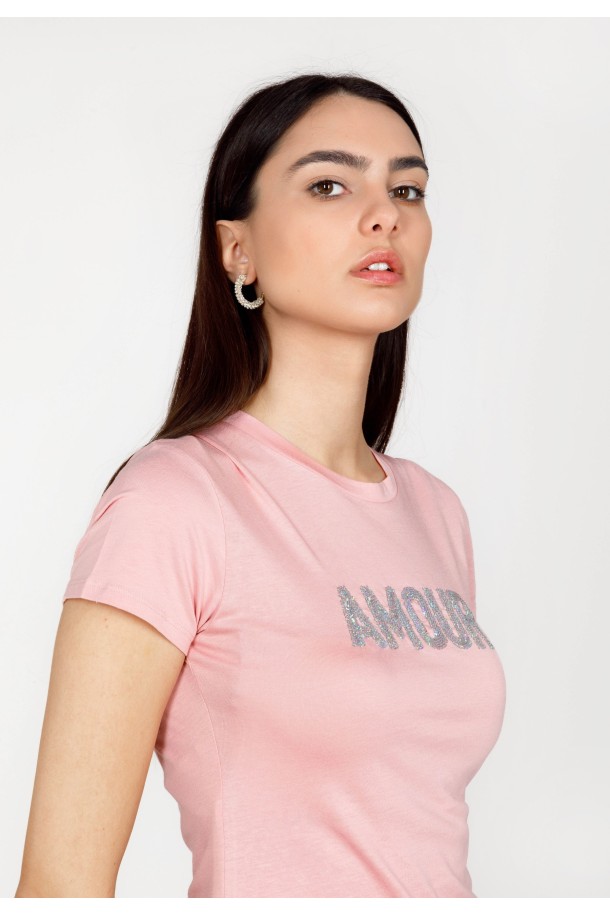 MAJICA K. RUKAV Ž T A23PZM607 ROZA