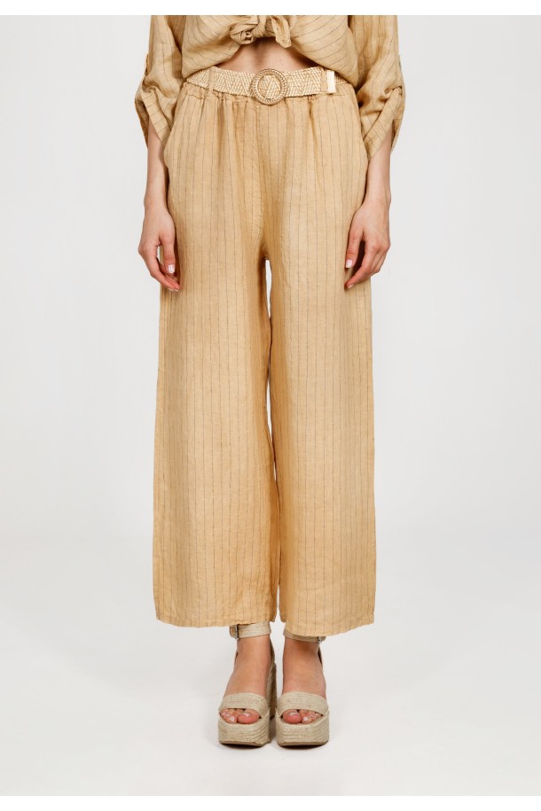 HLAČE Ž.I. A235056 PRUGE BEŽ