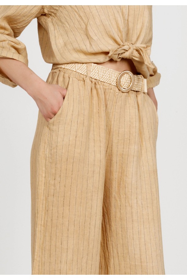 HLAČE Ž.I. A235056 PRUGE BEŽ