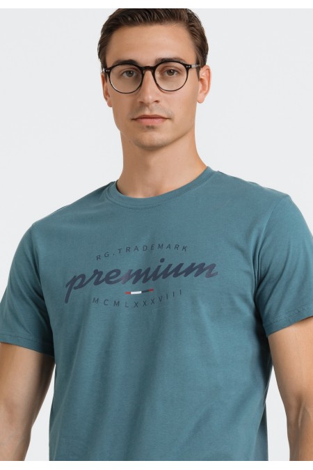 MAJICA K.RUKAV M B A24PMM3 PLAVO-ZELENA