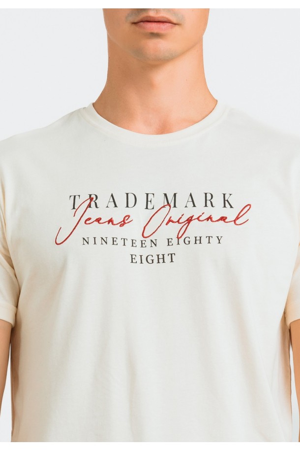 MAJICA K.RUKAV M B A24PMM11 PRLJAVO BIJELA