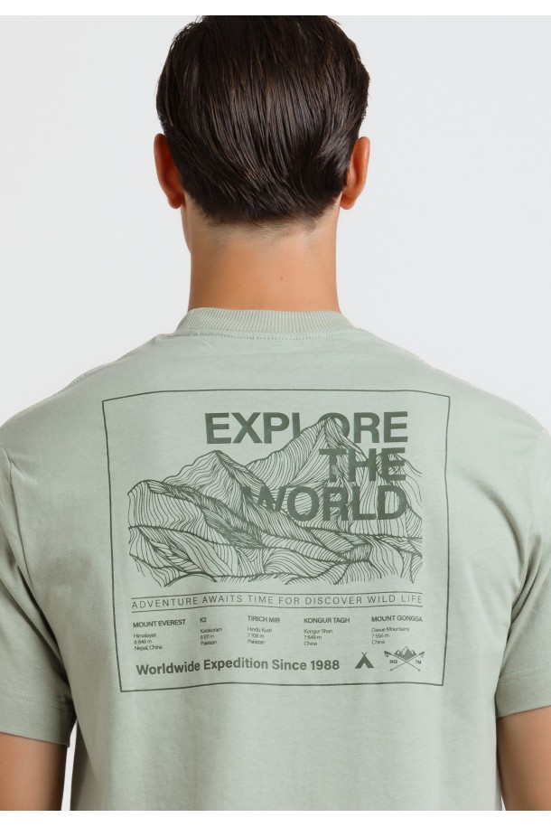 MAJICA K.RUKAV M B A24PMM158 SVJETLO ZELENA