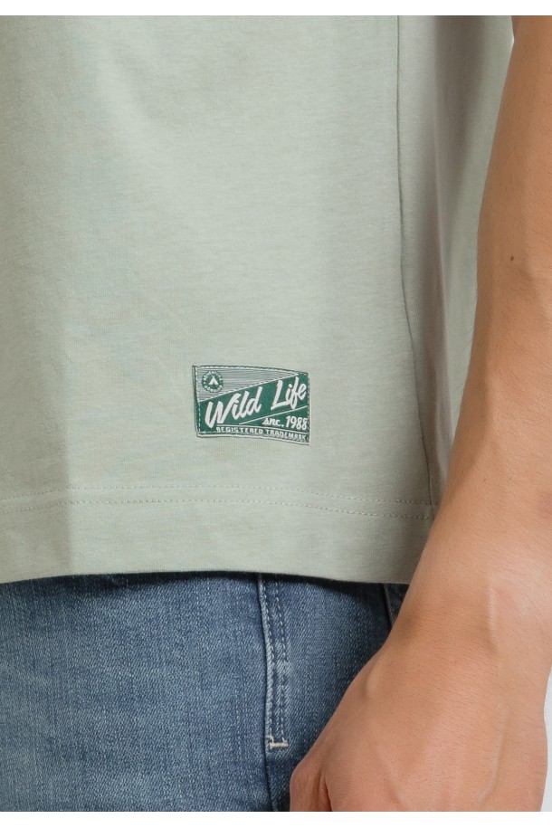 MAJICA K.RUKAV M B A24PMM158 SVJETLO ZELENA