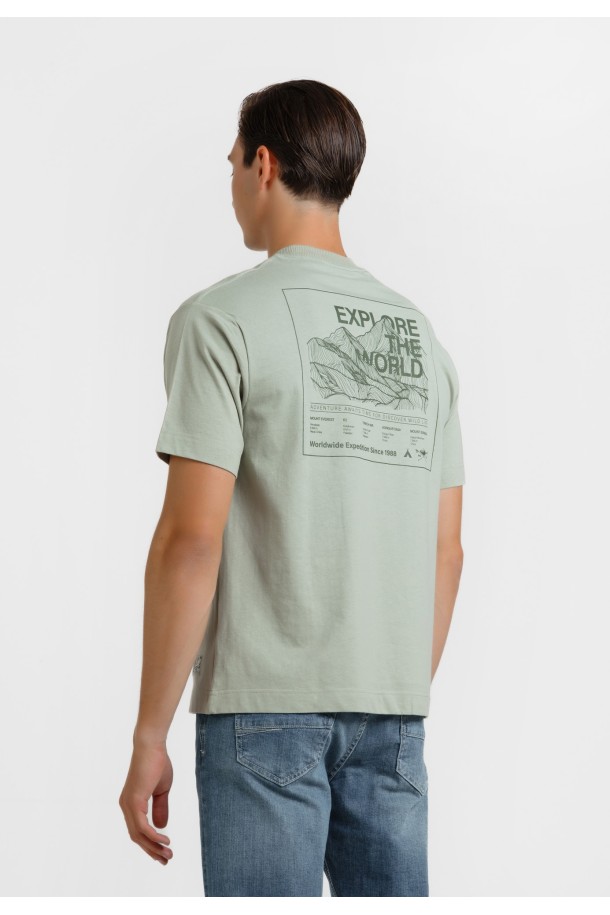 MAJICA K.RUKAV M B A24PMM158 SVJETLO ZELENA