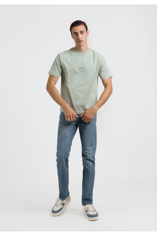 MAJICA K.RUKAV M B A24PMM158 SVJETLO ZELENA