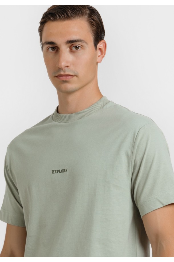 MAJICA K.RUKAV M B A24PMM158 SVJETLO ZELENA