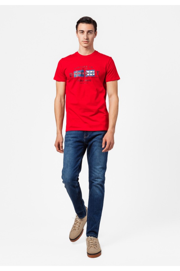 MAJICA K.RUKAV M B A24PMM1620 CRVENA