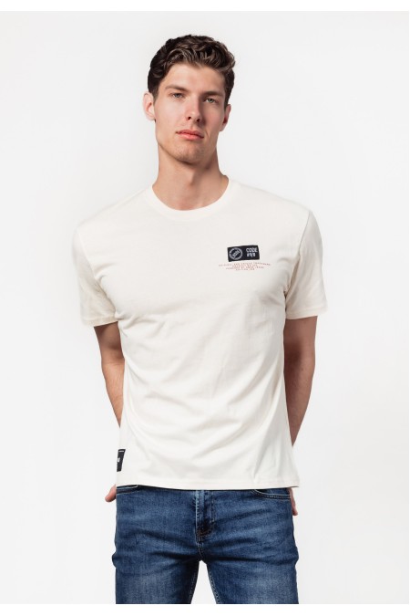 MAJICA K.RUKAV M B A24PMM18 PRLJAVO BIJELA