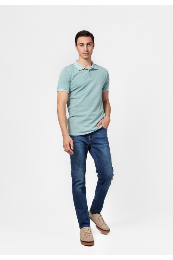 MAJICA K.RUKAV M K A24PMM199 SVIJETLO PLAVA