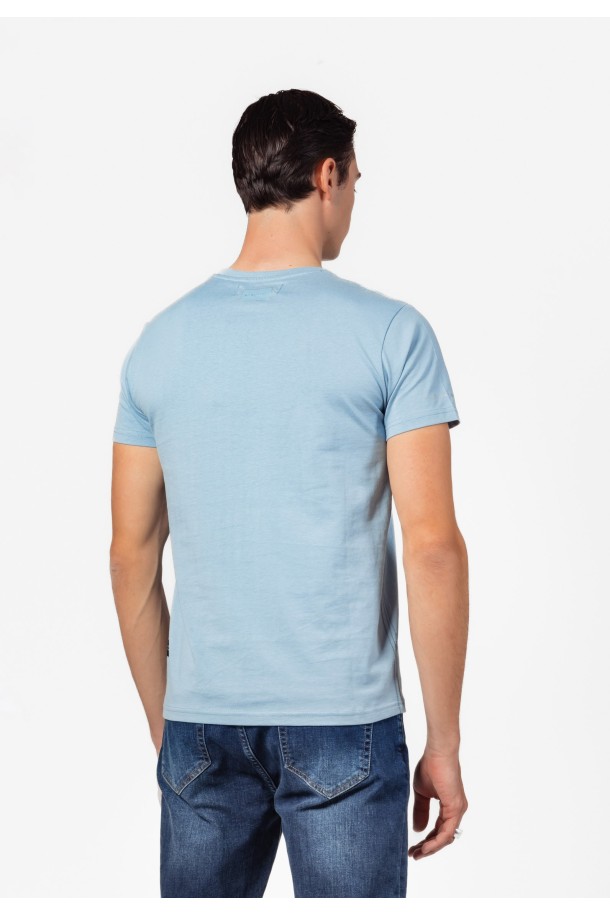 MAJICA K.RUKAV M B A24PMM225 SVJETLO PLAVA