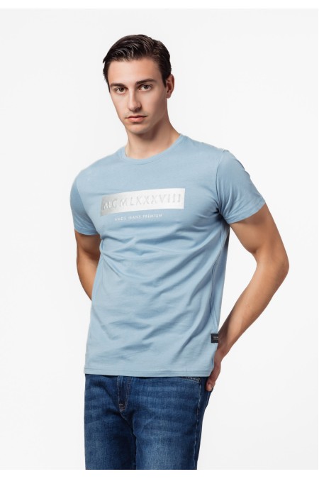 MAJICA K.RUKAV M B A24PMM225 SVJETLO PLAVA