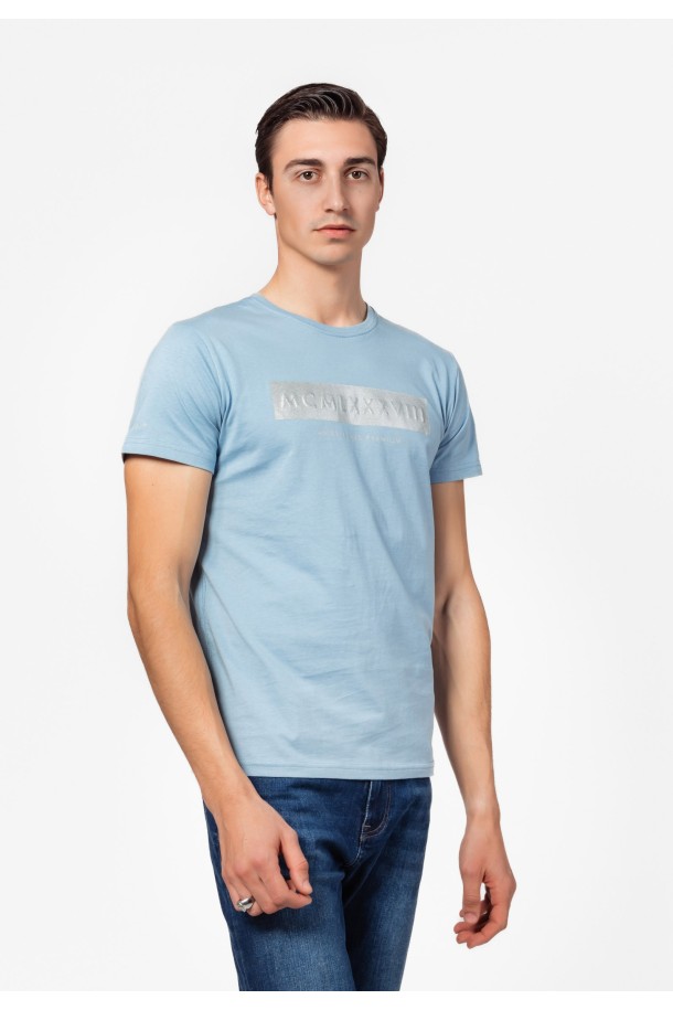 MAJICA K.RUKAV M B A24PMM225 SVJETLO PLAVA