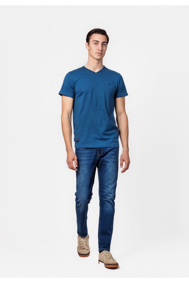 MAJICA K.RUKAV M B A24PMM295 SREDNJE PLAVA