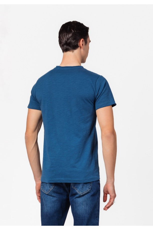 MAJICA K.RUKAV M B A24PMM295 SREDNJE PLAVA