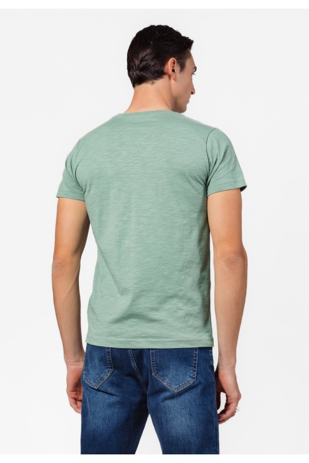 MAJICA K.RUKAV M B A24PMM295-A ZELENA