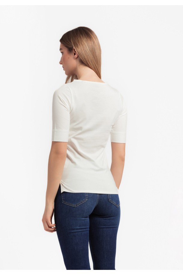 MAJICA 3/4 RUKAV Ž K A24PZM5 BIJELA