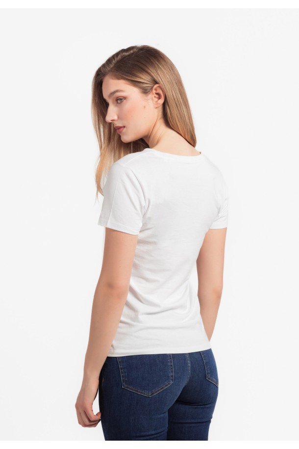 MAJICA K.RUKAV Ž B A24PZM0-B BIJELA