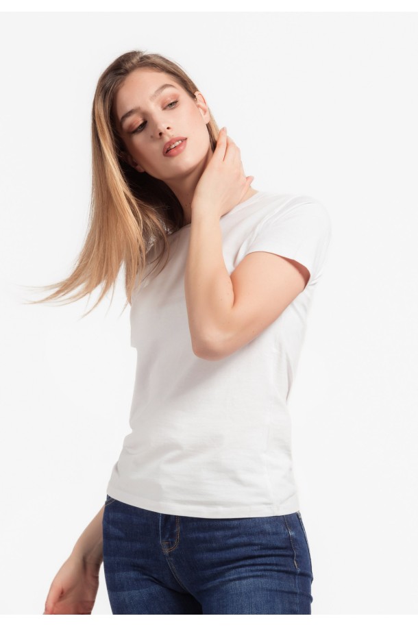 MAJICA K.RUKAV Ž B A24PZM0-B BIJELA