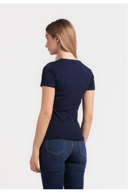 MAJICA K.RUKAV Ž B A24PZM41 T.PLAVA