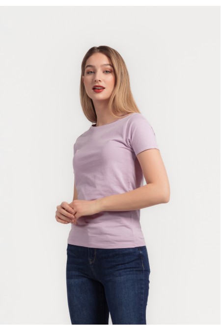 MAJICA K.RUKAV Ž B A24PZM0 PASTEL LJUBICASTA