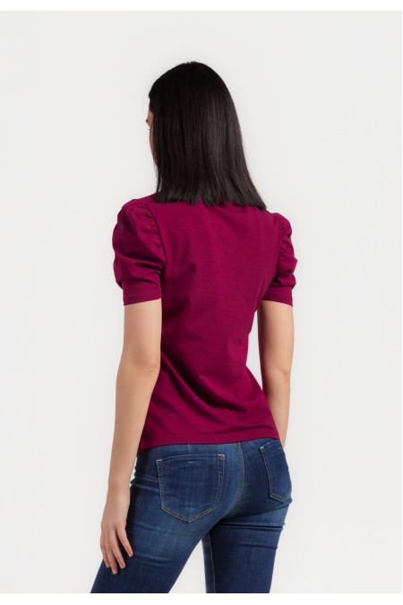 MAJICA K.RUKAV Ž B A24PZM1040 LJUBICASTA