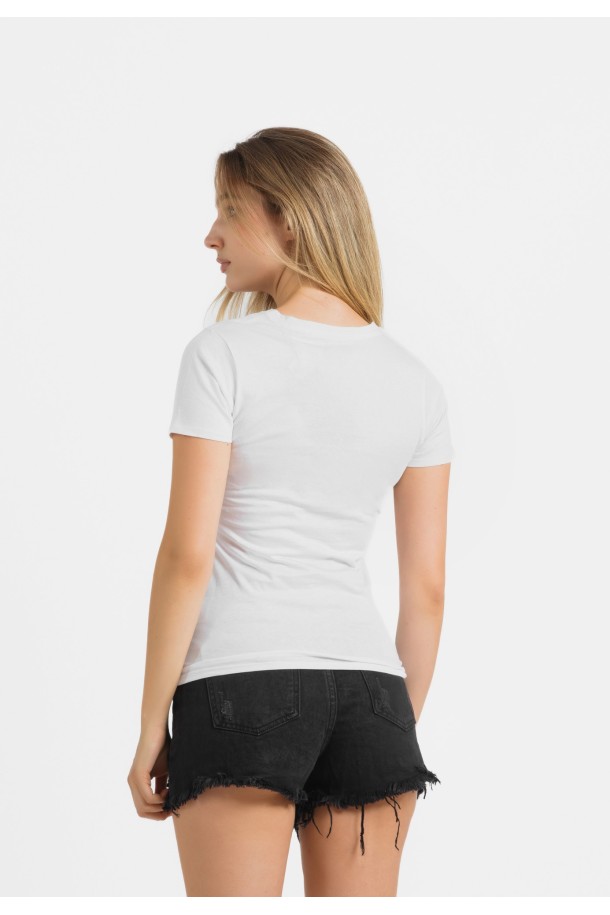 MAJICA K.RUKAV Ž B A24PZM116 BIJELA