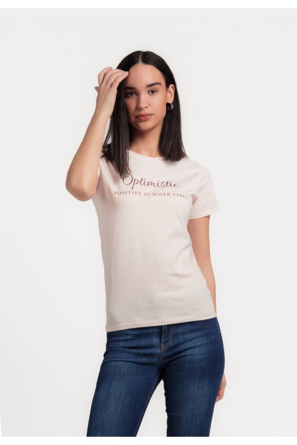 MAJICA K.RUKAV Ž B A24PZM146 ROZA