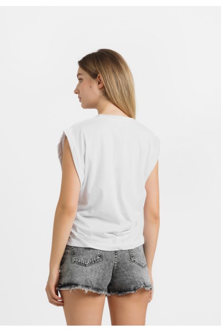 MAJICA K.RUKAV Ž B A24PZM153 BIJELA