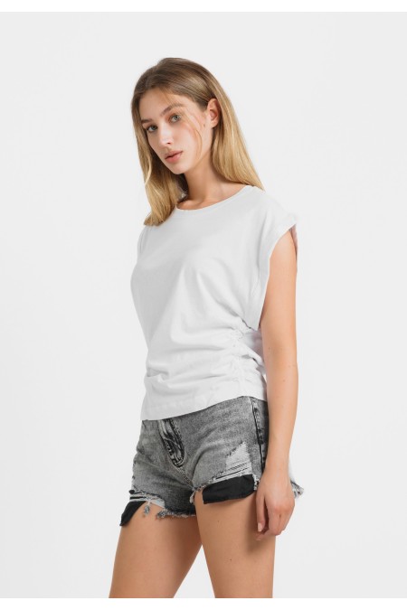 MAJICA K.RUKAV Ž B A24PZM153 BIJELA