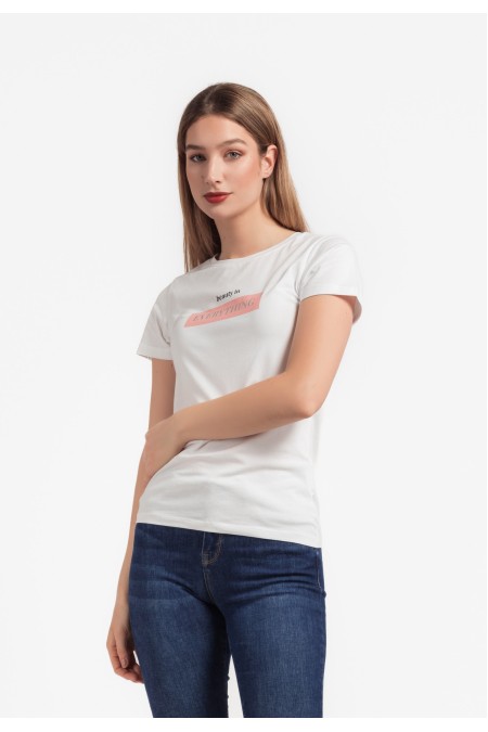 MAJICA K.RUKAV Ž B A24PZM180 BIJELA