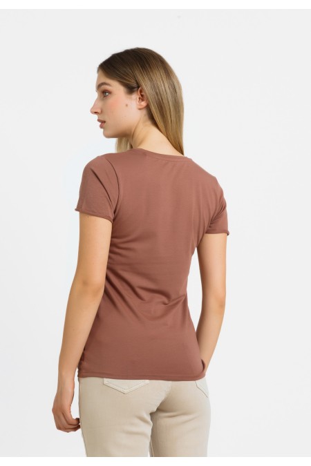 MAJICA K.RUKAV Ž B A24PZM209 PRLJAVO ROZA