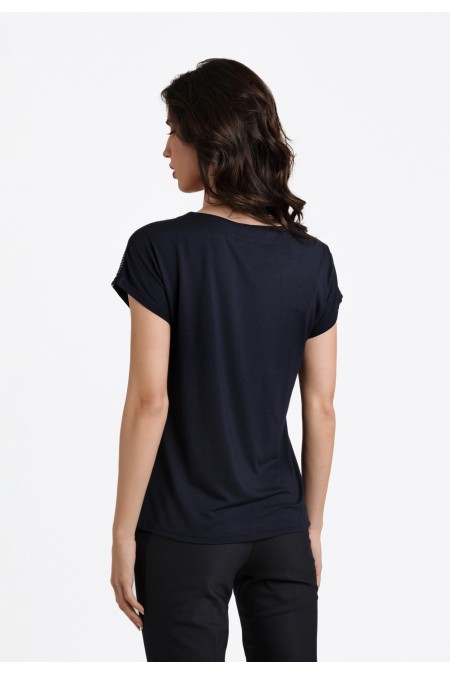 MAJICA K.RUKAV Ž K A24PZM273 T.PLAVA