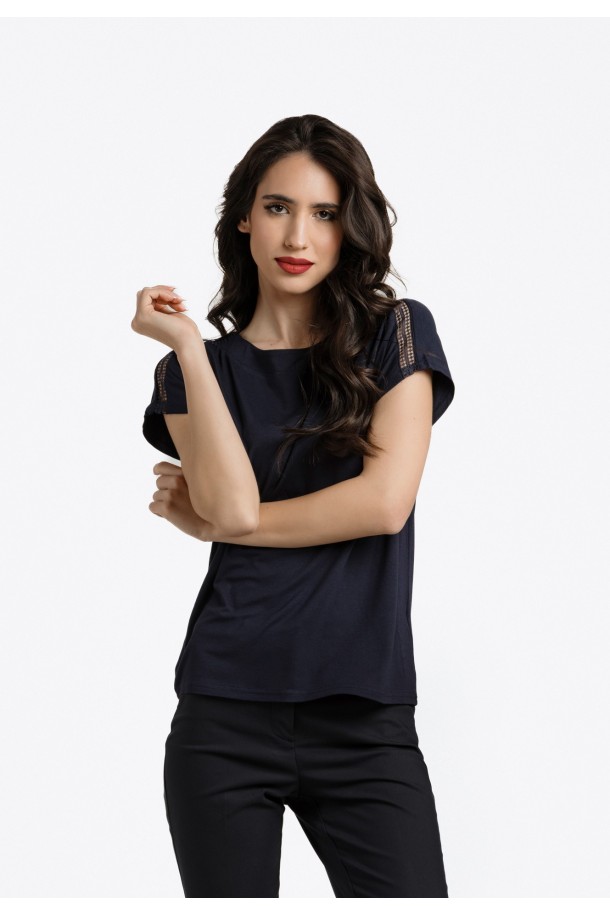 MAJICA K.RUKAV Ž K A24PZM273 T.PLAVA