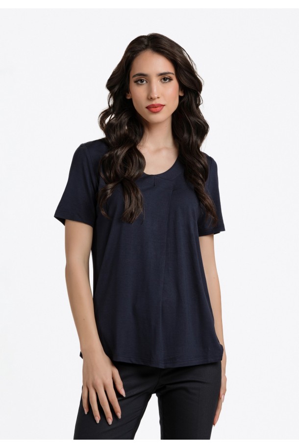 MAJICA K.RUKAV Ž K A24PZM277 T.PLAVA