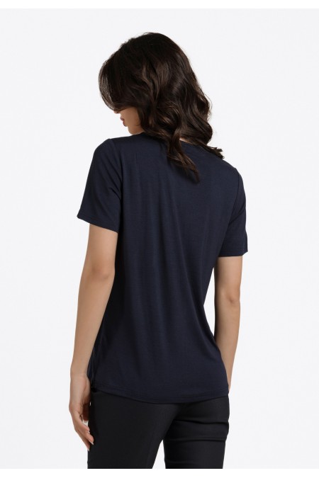 MAJICA K.RUKAV Ž K A24PZM277 T.PLAVA
