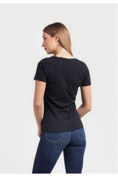 MAJICA K.RUKAV Ž B A24PZM3 T.PLAVA